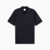 PREMIUM Essentials Relaxed Jacquard Polo Unisex, New Navy, small-SEA