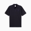 Áo polo vải jacquard unisex PREMIUM ESS Relaxed, New Navy, small-VNM