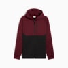 PUMATECH Full-Zip Hoodie Men, Ruby Shimmer-PUMA Black, small-AUS