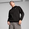 PUMATECH Men's Relaxed Graphic Hoodie, PUMA Black, small-NZL