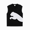 FUTURE.PUMA.ARCHIVE Relaxed Graphic Knitted Vest Unisex, PUMA Black, small-SEA