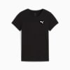 Essentials Slim Tee Women, PUMA Black, small-SEA