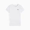 Playera semi-ajustada Essentials para mujer, PUMA White, small