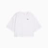 WARDROBE Essentials Oversized Short Tee Women, PUMA White, small