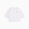 Wardrobe Essentials Women's Oversized Short Tee, PUMA White, small