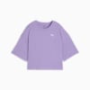 WARDROBE Essentials Oversized Short Tee Women, Lavender Alert, small