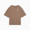 Wardrobe Essentials Oversized T-Shirt Damen, Totally Taupe, small
