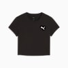 WARDROBE ESSENTIALS Women's Baby Tee, PUMA Black, small-AUS