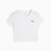 WARDROBE Essentials Baby Tee Women, PUMA White, small-IDN