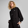 WARDROBE Essentials Relaxed Cropped Hoodie Women, PUMA Black, small