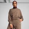 WARDROBE Essentials Oversized Crew Women, Totally Taupe, small-SEA