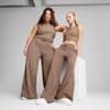 Wardrobe Essentials Relaxed Wide Leg Sweatpants Women, Totally Taupe, small-SEA
