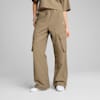 WARDROBE ESSENTIALS Women's Relaxed Woven Cargo Pants, Velvet Moss, small-AUS