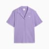 WARDROBE Essentials Shirt Pointelle Women, Lavender Alert, small-SEA