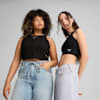 WARDROBE Essentials Ribbed Crop Top Women, PUMA Black, small