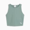WARDROBE ESSENTIALS Women's Ribbed Crop Top, Green Moon, small-AUS