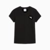 WARDROBE ESS Ribbed Slim Women's Tee, PUMA Black, small-AUS