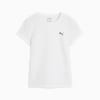 WARDROBE ESS Ribbed Slim Women's Tee, PUMA White, small-AUS