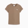 WARDROBE Essentials Ribbed Slim Tee Women, Totally Taupe, small-SEA