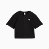 WARDROBE Essentials Ribbed Relaxed Tee Women, PUMA Black, small