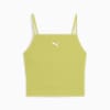 WARDROBE Essentials Ribbed Tank Top Women, Sea Kelp, small