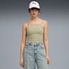 Tank Top Berusuk WARDROBE Essentials Wanita, Lux Army, small-IDN