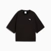 Wardrobe Essentials Relaxed Heavy Tee Women, PUMA Black, small-SEA