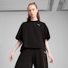 Wardrobe Essentials Relaxed Heavy Tee Women, PUMA Black, small-SEA