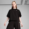 Wardrobe Essentials Relaxed Heavy Tee Women, PUMA Black, small-VNM