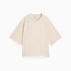 Wardrobe Essentials Relaxed Heavy Tee Women, Alpine Snow, small-VNM