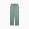 WARDROBE ESSENTIALS Women's Straight Pintuck Pants, Green Moon, small-AUS