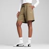 WARDROBE ESS Relaxed Long Line 8" Shorts Women, Velvet Moss, small