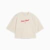 PREMIUM Essentials Oversized Graphic Tee Women, Alpine Snow, small-PHL