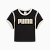 FUTURE.PUMA.ARCHIVE Women's Graphic Baby Tee, PUMA Black-Alpine Snow, small-AUS