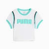 FUTURE.PUMA.ARCHIVE Graphic Baby Tee Women, PUMA White-Aquatic, small