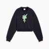 Road To Unity Oversized Graphic Crew Women, New Navy, small