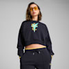 Road To Unity Oversized Graphic Crew Women, New Navy, small-SEA