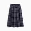 Road To Unity Woven Midi Printed Pleated Skirt Women, New Navy, small-VNM