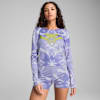 DARE TO Long Sleeve Tee Women, Cool Weather-AOP, small