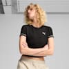 DARE TO Textured Baby Tee Women, PUMA Black, small-PHL