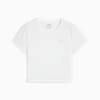 DARE TO Textured Baby Tee Women, PUMA White, small-SEA