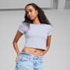 DARE TO Textured Baby Tee Women, Cool Weather, small-PHL