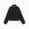 DARE TO Oversized Zip-Off Woven Jacket Women, PUMA Black, small