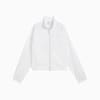 DARE TO Women's Oversized Full-Zip Woven Jacket, PUMA White, small