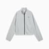 DARE TO Oversized Zip-Off Woven Jacket Women, Flat Light Gray, small