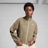 DARE TO Women's Oversized Zip-Off Woven Jacket, Velvet Moss, small-AUS