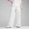 DARE TO Women's Relaxed Woven Zip-Off Pants, PUMA White, small-AUS