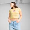 T-shirt grafica WARDROBE ESS FLORAL PACK da donna, Sunny Yellow, small