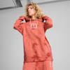 Felpa con cappuccio grafica WARDROBE ESS FLORAL PACK vestibilità comoda da donna, Red Fire, small