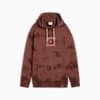 Damska luźna bluza z kapturem WARDROBE ESS FLORAL PACK z efektem sprania i grafiką, Chocotart, small